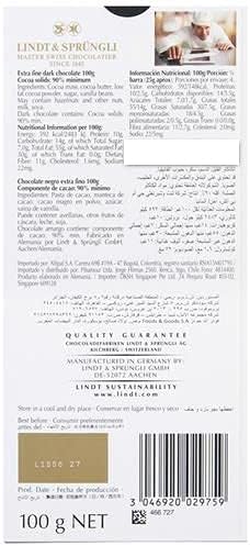 Vue 4 de Lindt Excellence Chocolat Noir