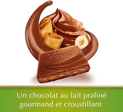 Vue 5 de Lindt Tablette Praline Feuillete