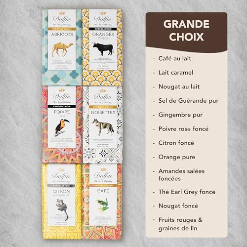 Vue 3 de Dolfin Assortiment Chocolat Tablette