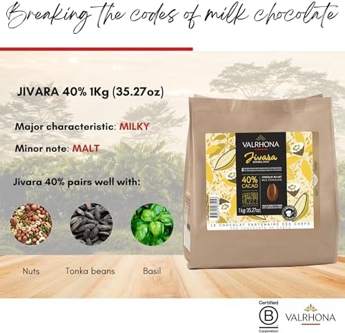 Vue 2 de Valrhona Feves Chocolat Lait