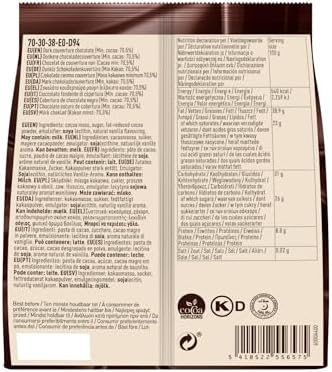 Vue 3 de Chocolat Noir En Gouttes