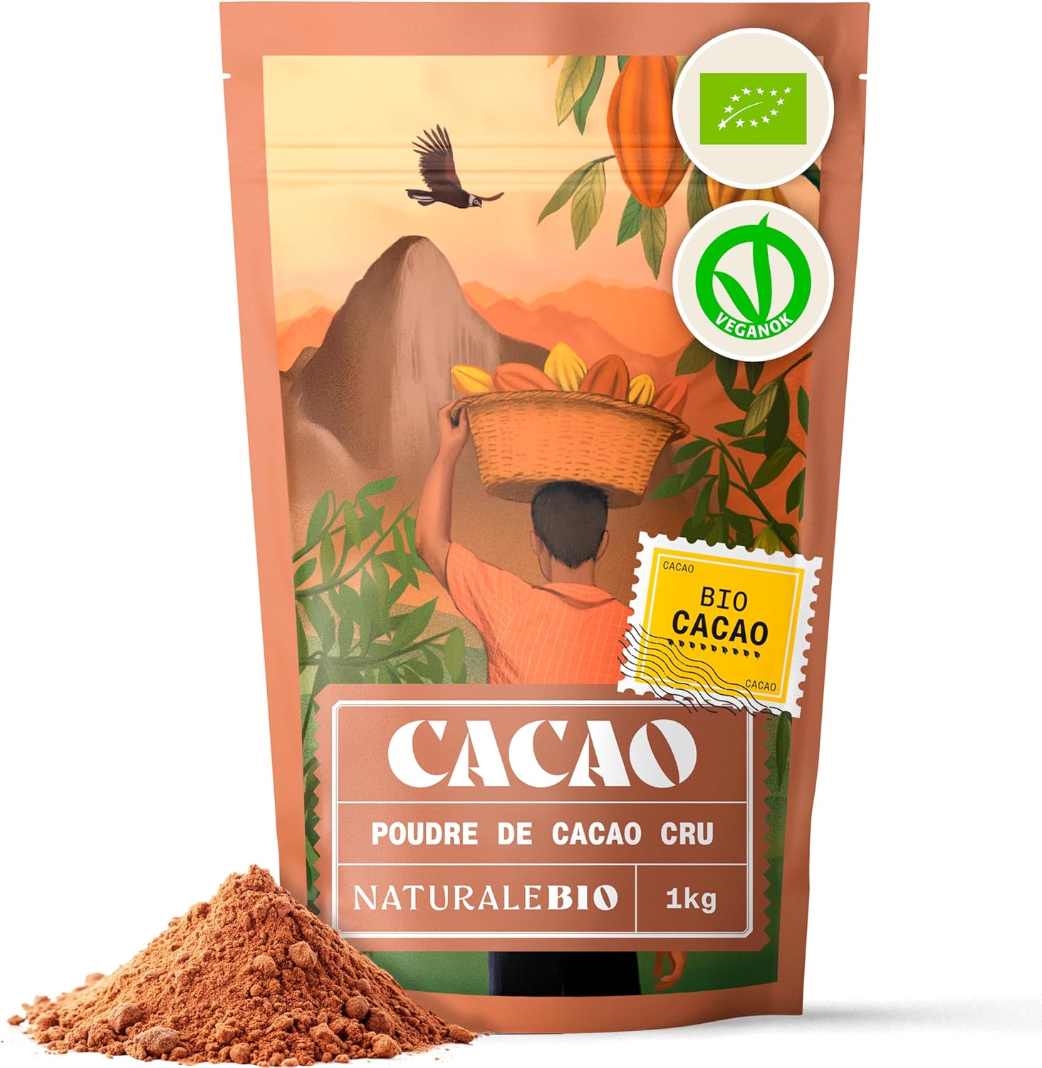 Naturalebio Poudre De Cacao