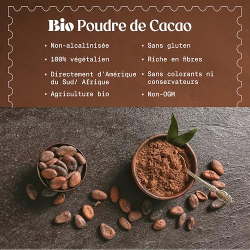 Vue 2 de Naturalebio Poudre De Cacao