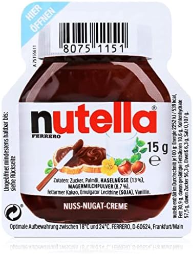 Vue 2 de Ferrero Nutella Spread Portions
