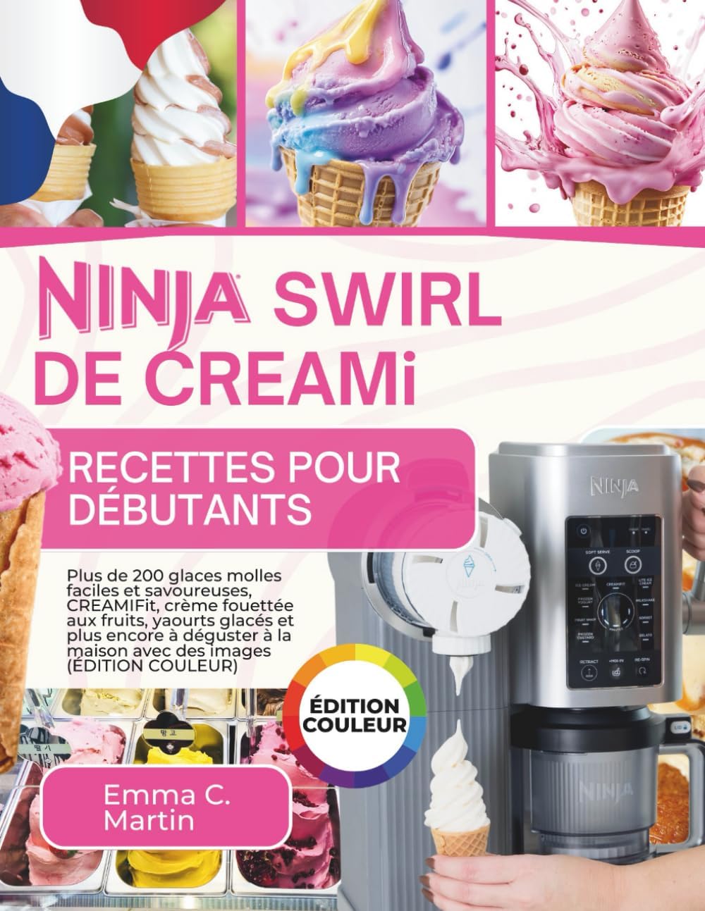 Vue 3 de Livre Recette Ninja Swirl