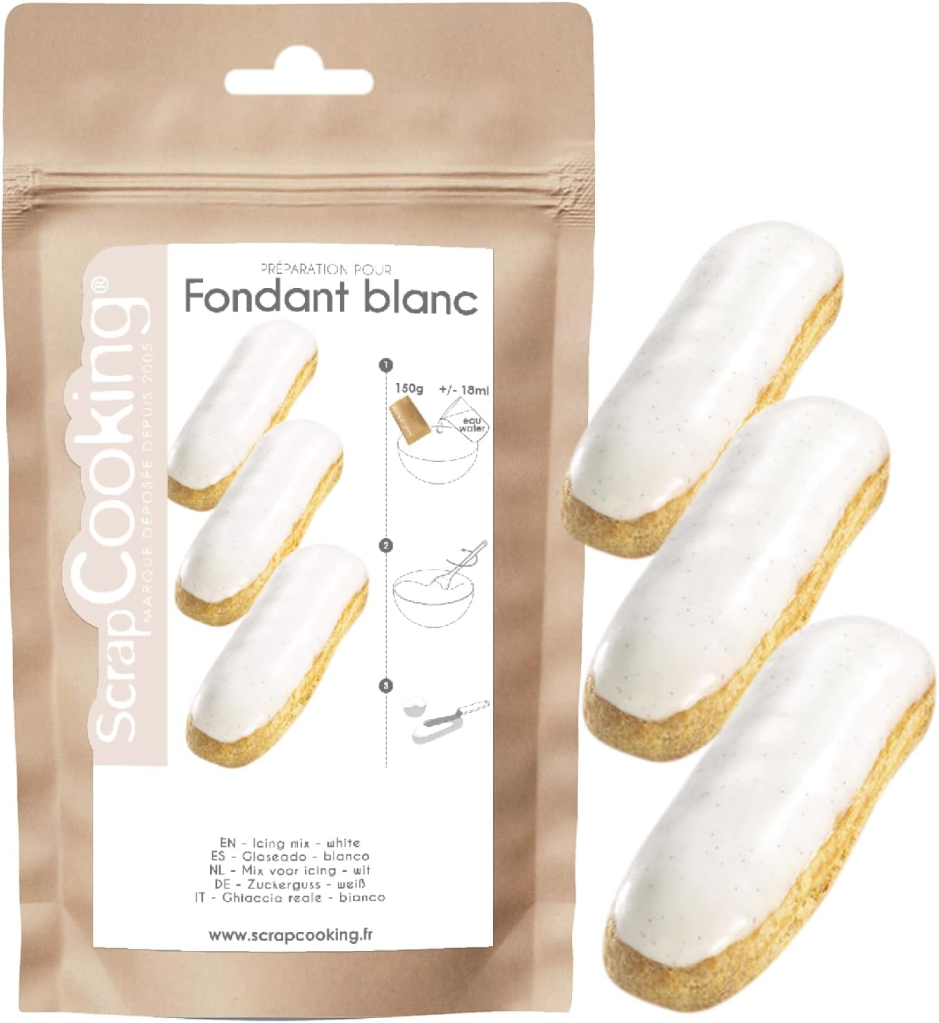 Vue 2 de Fondant Patissier Chocolat