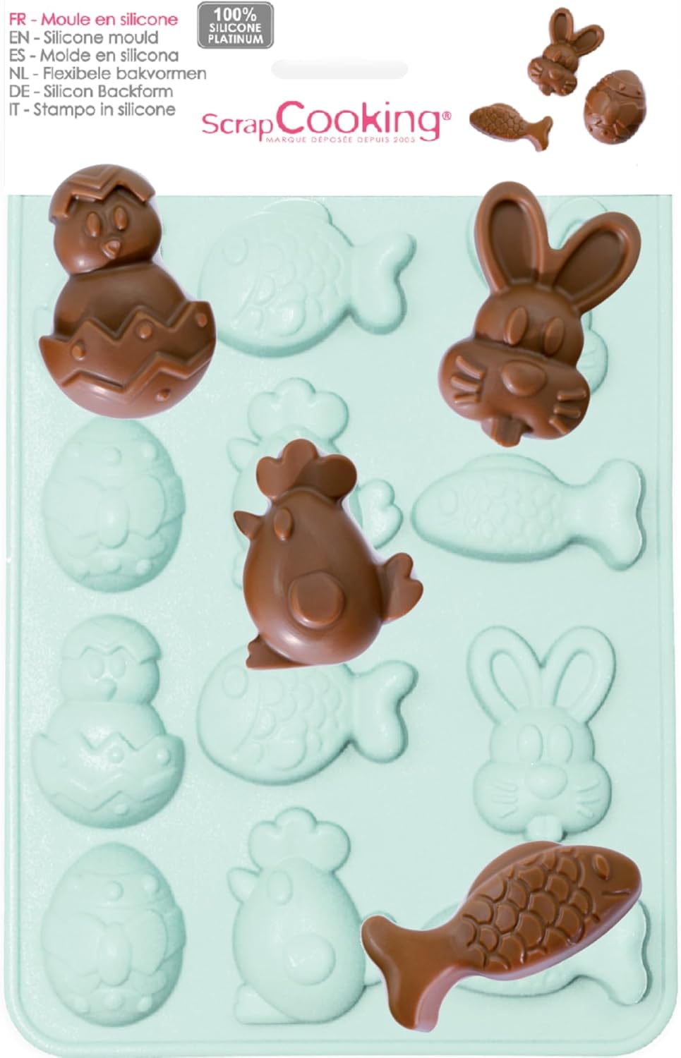 Scrapcooking Moule Silicone Chocolats
