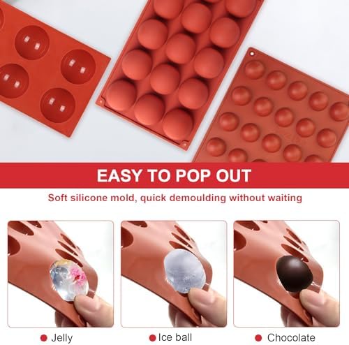 Vue 4 de Wekuw Moule Silicone Demi