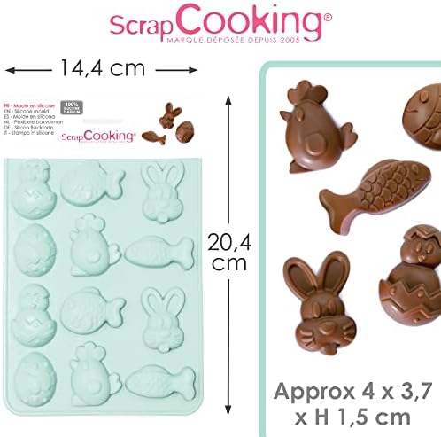 Vue 4 de Scrapcooking Moule Silicone Chocolats