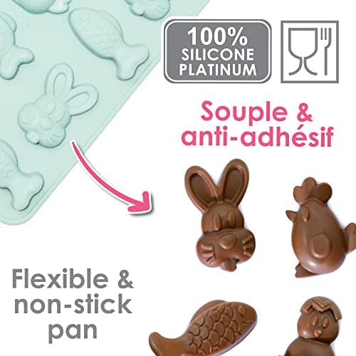 Vue 5 de Scrapcooking Moule Silicone Chocolats