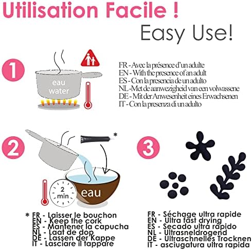 Vue 4 de Scrapcooking Stylo Choco Noir