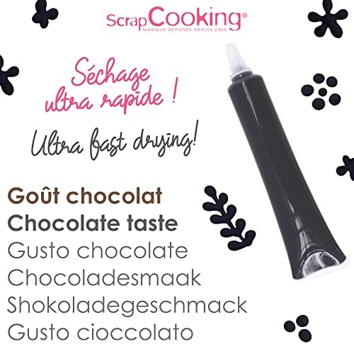 Vue 5 de Scrapcooking Stylo Choco Noir