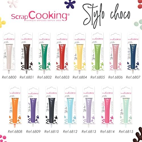 Vue 6 de Scrapcooking Stylo Choco Noir