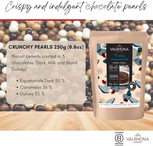 Vue 2 de Perles Mixtes Craquantes Valrhona