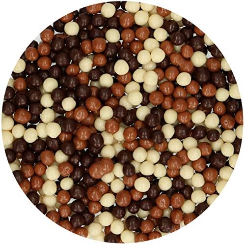 Vue 2 de Funcakes Perles Croustillantes Chocolat