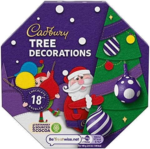 Vue 3 de Cadbury Decorations Pour Sapin