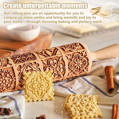 Vue 4 de Gaufrage Rouleau Patisserie