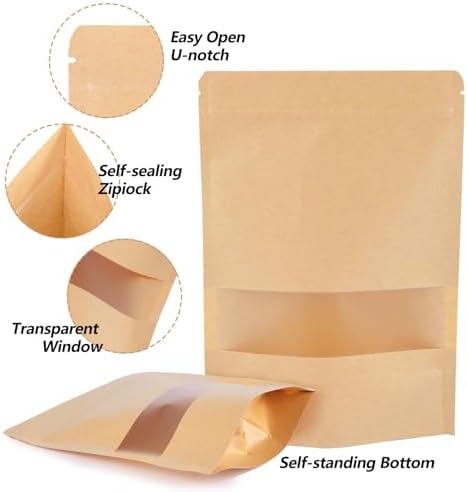 Vue 4 de Kinetox Sachet Kraft Alimentaire