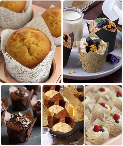 Vue 4 de Pieces Caissette Muffins Papier