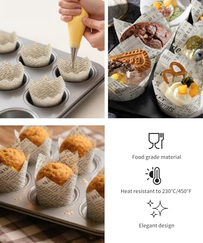 Vue 6 de Pieces Caissette Muffins Papier