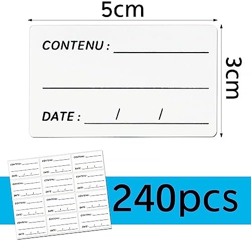 Vue 2 de Pcs Cmcm Etiquette Autocollant