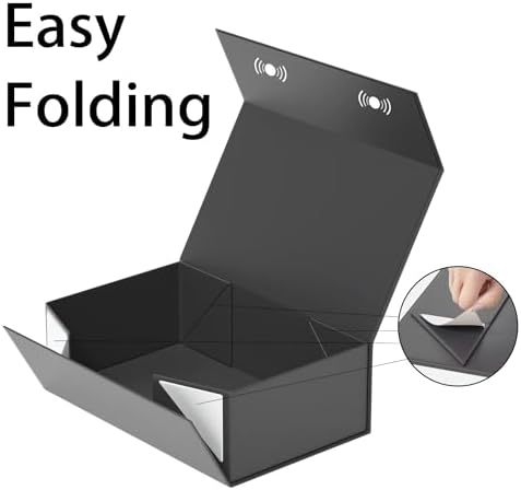 Vue 3 de Boite Cadeau Rectangulaire Pliable