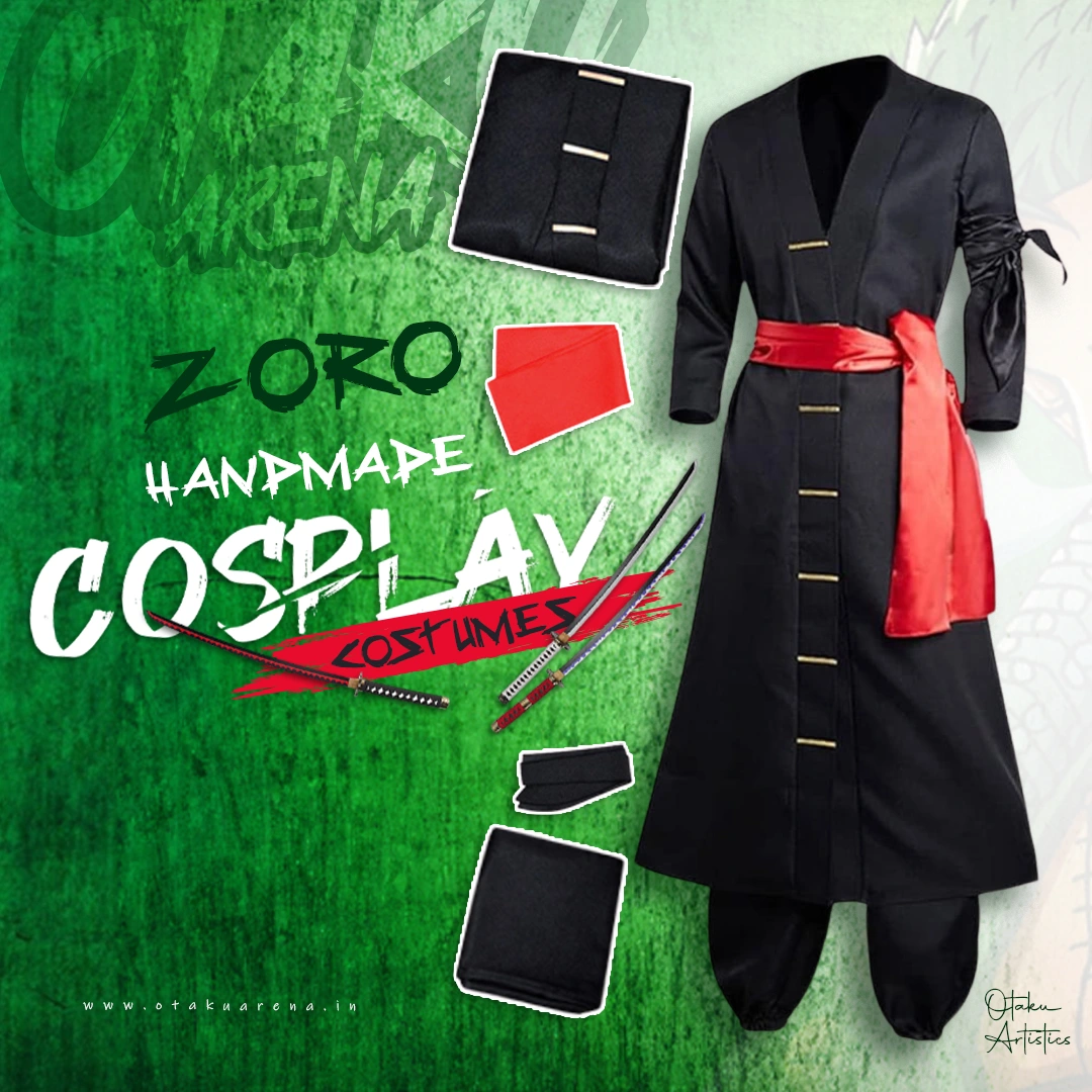 Roronoa Zoro One Piece Cosplay Outfit (Onigashima Edition)