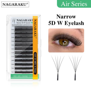 Nagaraku 5D W Narrow Eyelash Extensions 0.07 C 8-15mm Mix 1