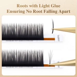 Nagaraku Wet Camellia Eyelash Extensions 0.07 D 13/14/15mm 2