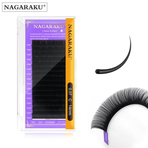 Nagaraku Classic 1:1 Eyelash Extensions 0.12 C 16-20mm Mix 1
