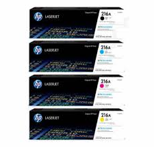HP 216A Original LaserJet Toner Cartridge Set (W2410A, W2411A, W2412A, W2413A)