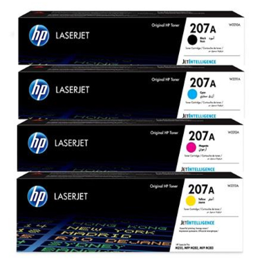 HP 207A Original LaserJet Toner Cartridge Set (W2210A, W2211A, W2212A, W2213A)