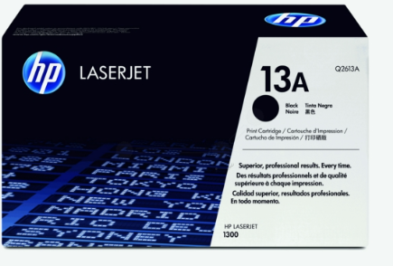 HP 13A Black Original LaserJet Toner Cartridge (Q2613A)