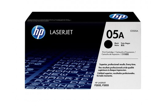 HP 05A Black Original LaserJet Toner Cartridge (CE505A)