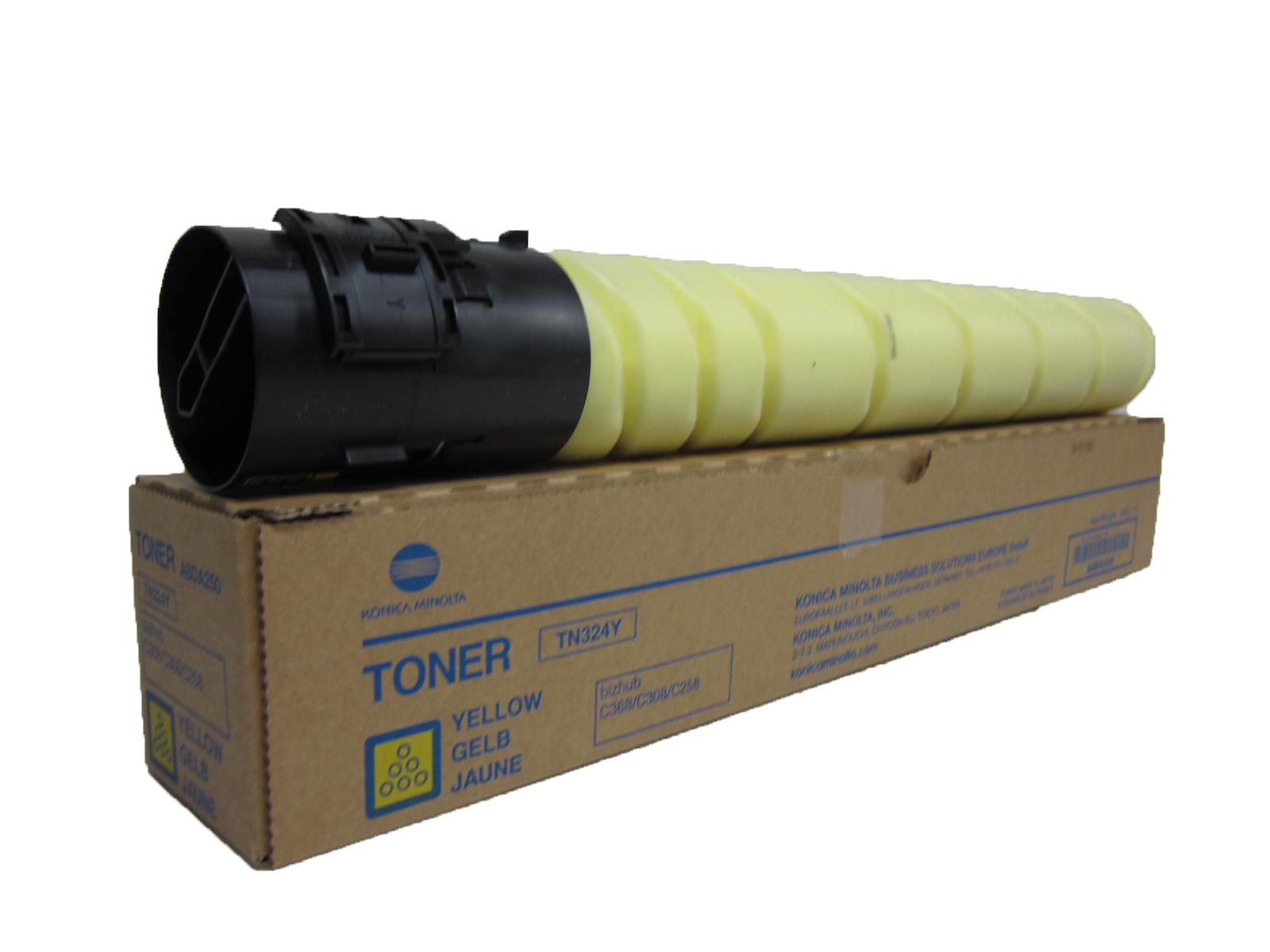 Konica Minolta TN-324Y Yellow Toner