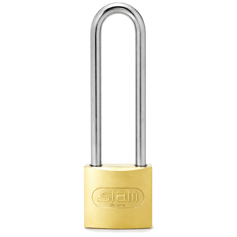 Cadeado Stam de Haste Longa - Latão Maciço