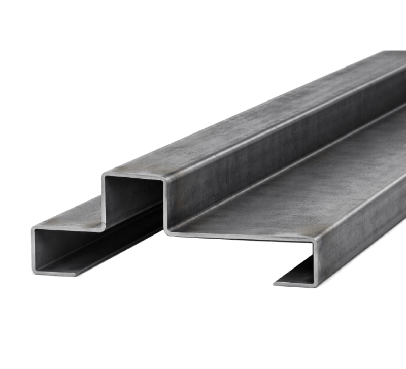 Batente de Porta Duplo em Aço carbono  - 3 metros