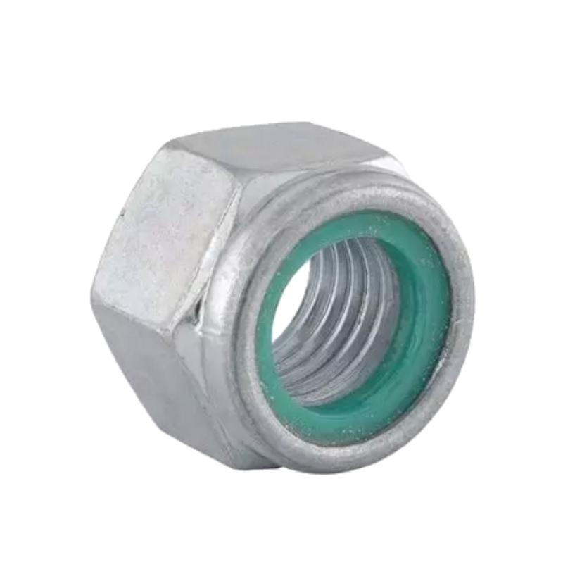 Porca Sextavada Travante com Nylon - Medidas 1/2"" e M12