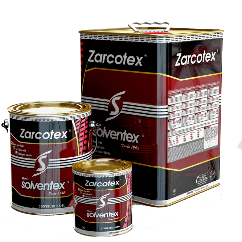 Primer Zarcotex Solventex 969 - Preto Fosco Profissional