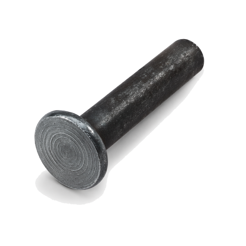 Rebite de Rebate em Ferro Maciço Cabeça Chata - Bitolas 1/8"" e 3/16""