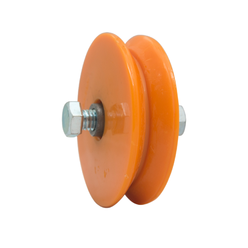 Roldana de Nylon com Rolamento para Portão - Perfis U e V