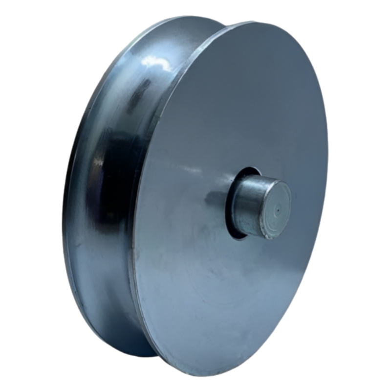 Roldana em Canal U com Rolamento para Portão - Várias Medidas