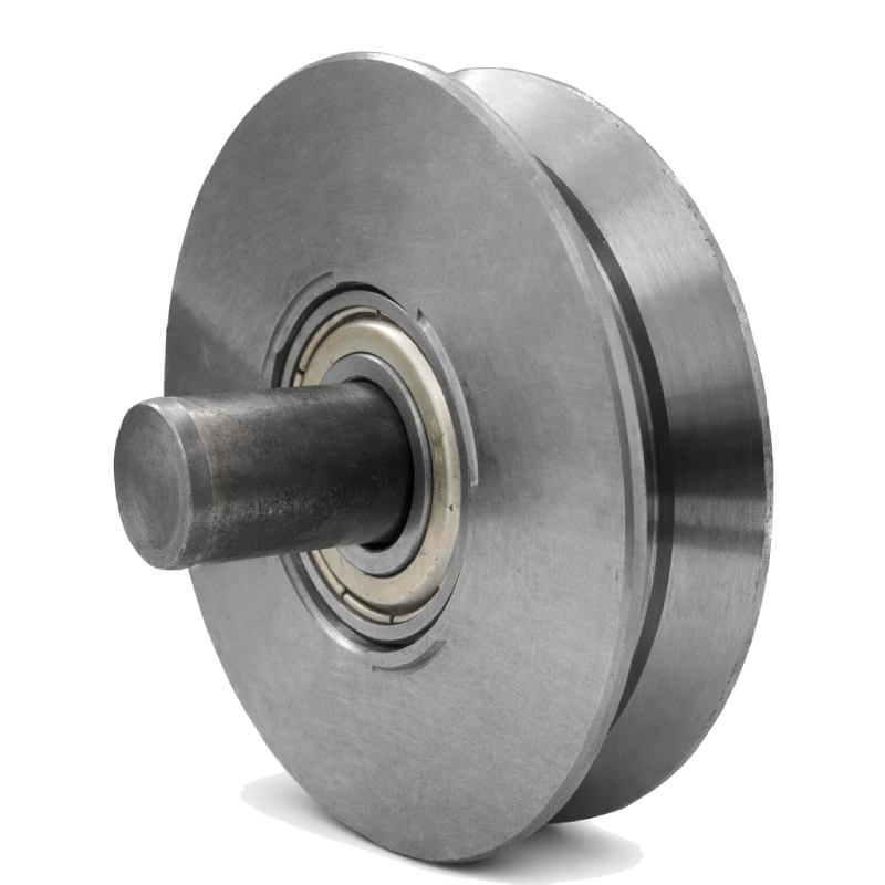 Roldana em V com Rolamento para Portão - Diversas Medidas