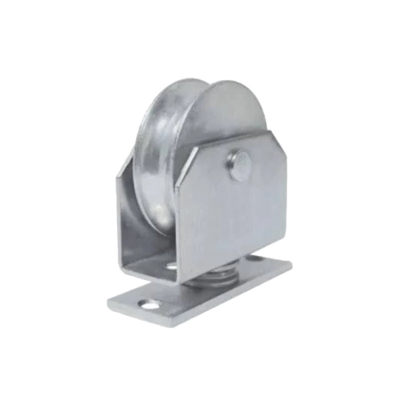 Roldana Giratória com Rolamento para Portão Curvo - Perfis U e V