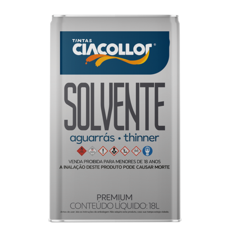 Thinner Ciacollor para Diluição de Esmalte Sintético