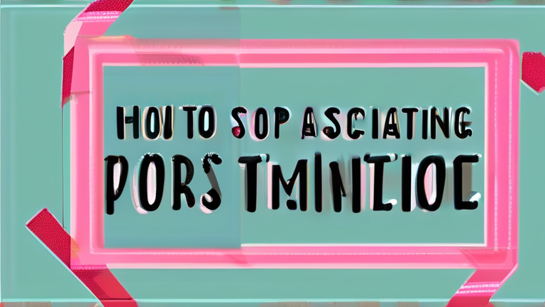 How to Stop Procrastinating Forever (Proven Methods)