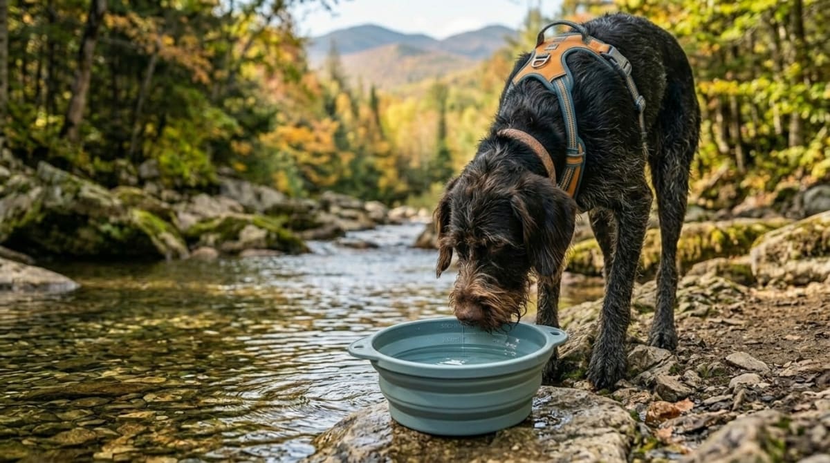 How Much Water Dogs Need on a 5 Mile Hike (Trail Math)