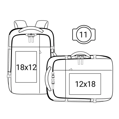 וינה תיק גב למחשב נייד לנסיעות ״15.6, מק״ט 41-5838-10