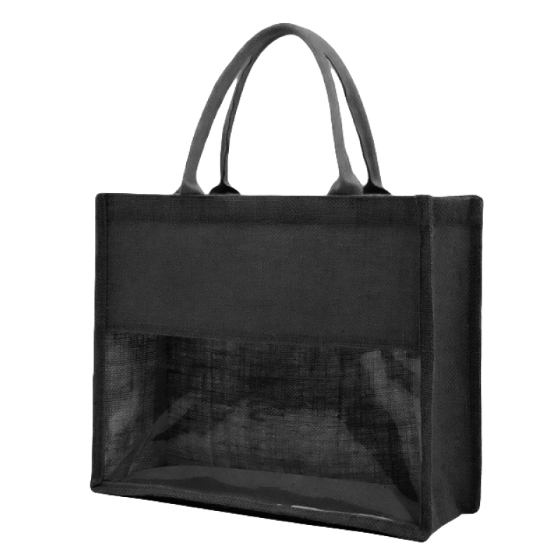 GB554 • ויסטה תיק יוטה בשילוב PVC - תמונה 3