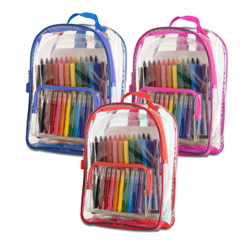 KR203 • מגוון תיק גב שקוף לילדים